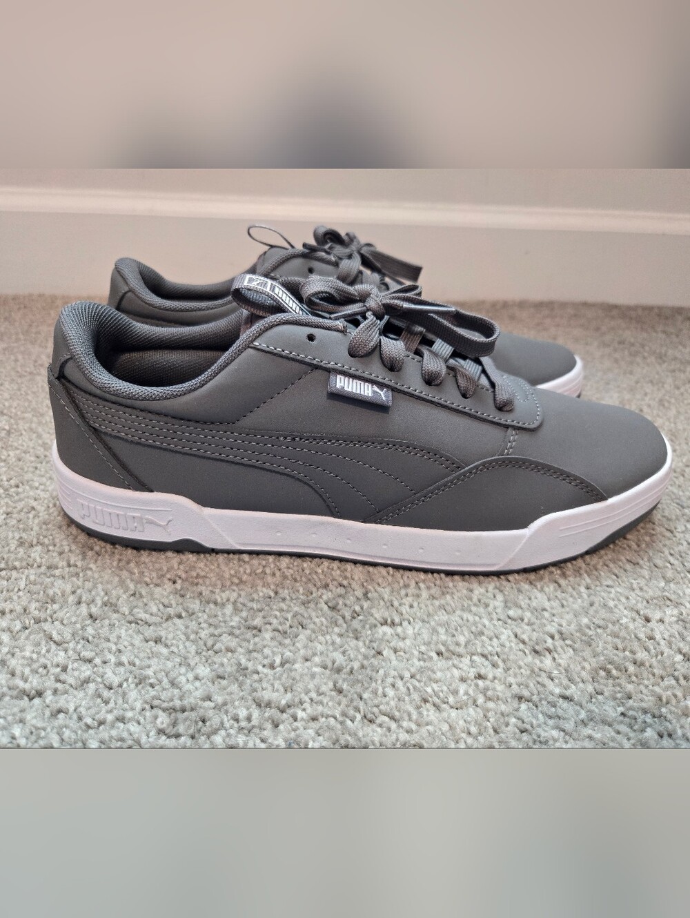 Puma Men's Gray Low-Top Sneakers